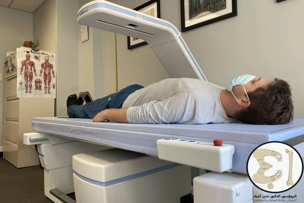 An image showing the DISCA test that will determine the patient's need for osteoporosis treatment