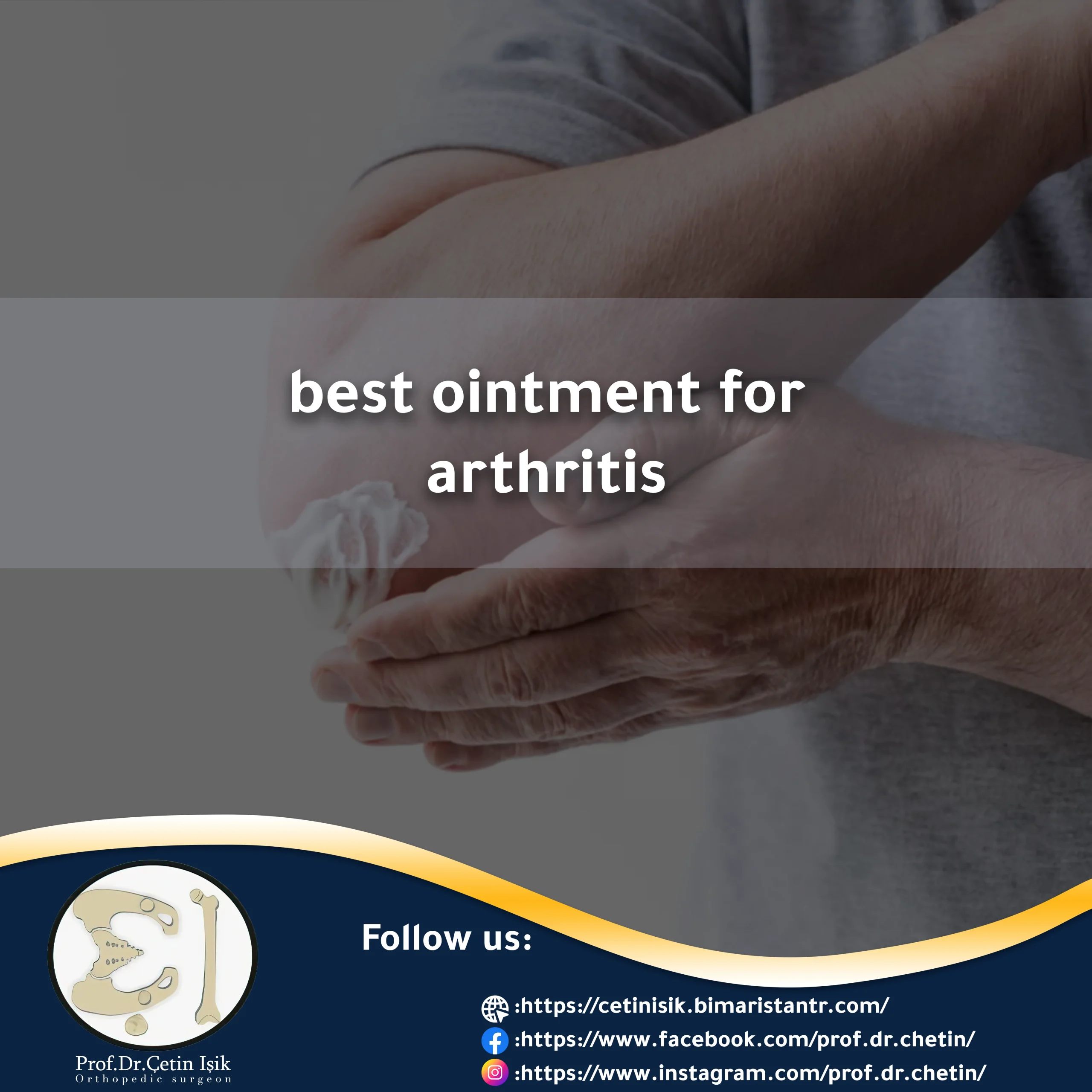 The best arthritis ointment you can use - Dr. What's wrong with you?