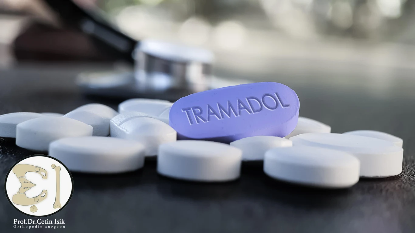 Tramadol pills for arthritis pain treatment in hands and feet