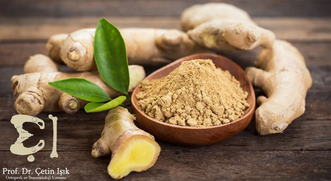 Ginger seeds that grow underground, like carrots, have anti-inflammatory properties that are useful for the treatment of bone pain